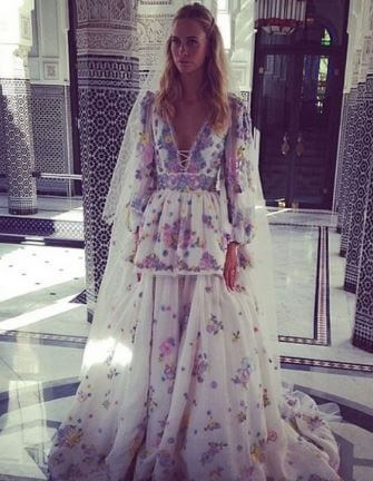 Her second wedding dress